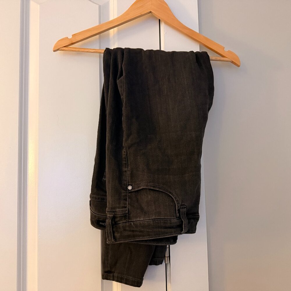 LIVERPOOL Women's Faded Black Denim High Waisted Jeans (14)